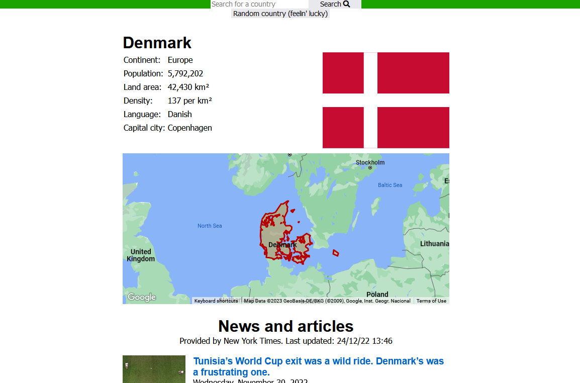 Try the random country generator now!